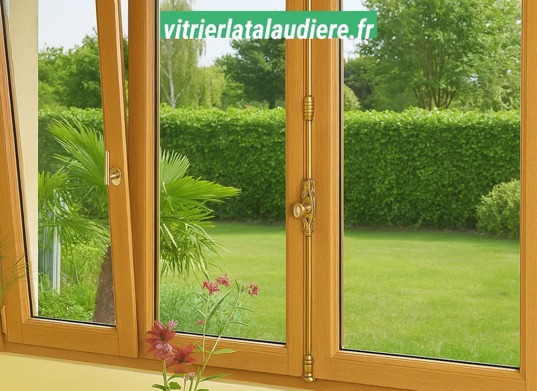 Installation de fenêtre en bois sur mesure La Talaudière